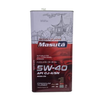 MASUTA OIL JAPON 5W40 API CJ-4/SN ACEA E9 6 L