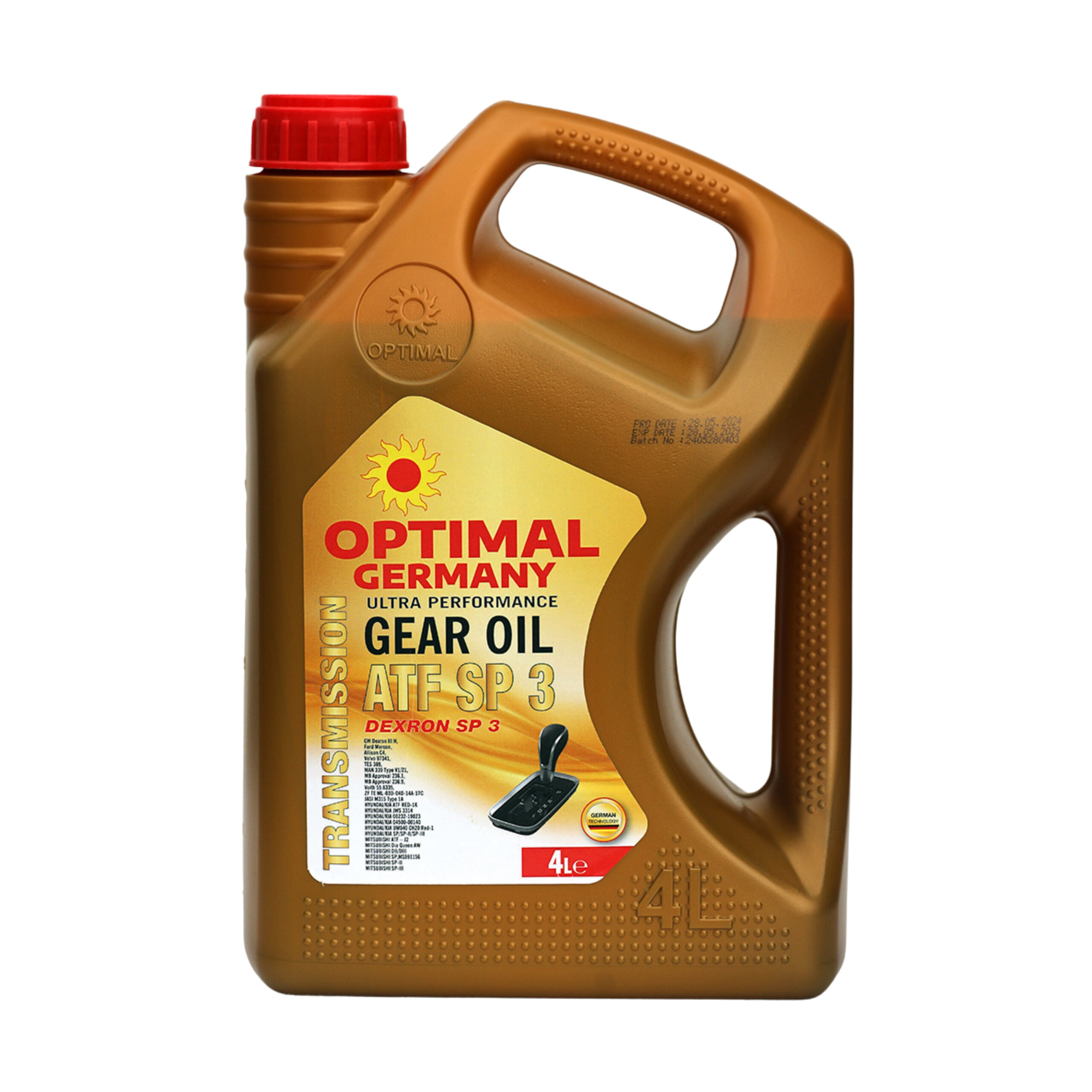 OPTIMAL GERMANY GOLD SP 3 Gear Oil ATF DEXRON 4 L