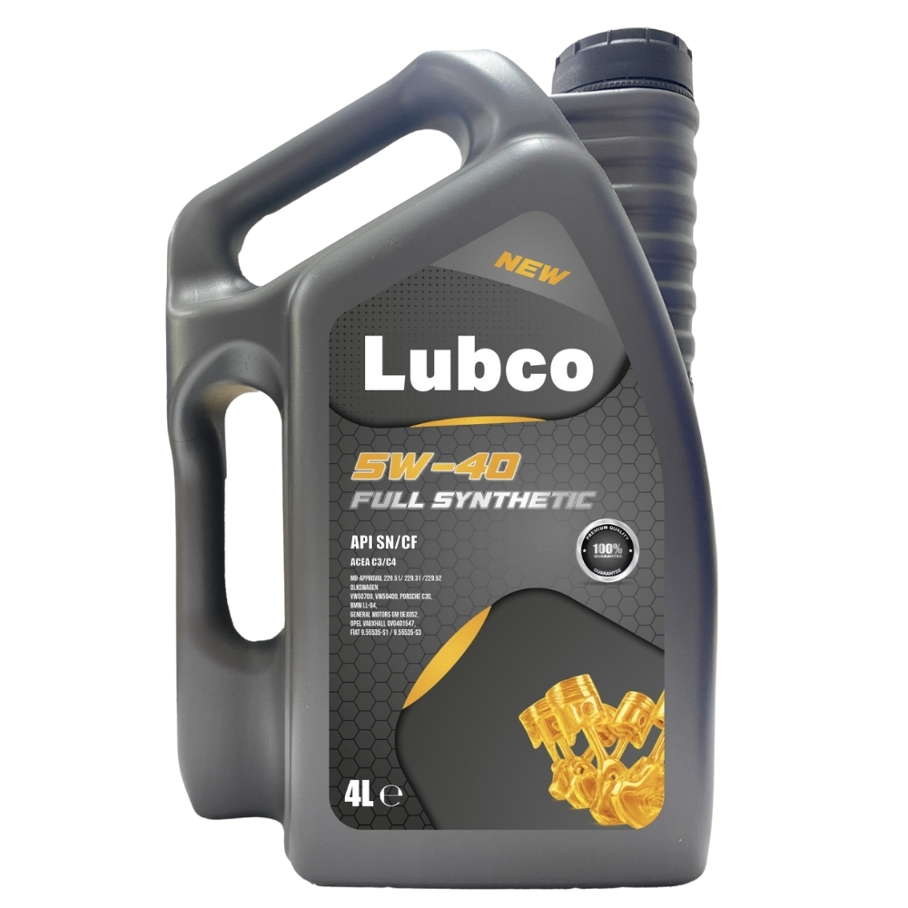 Mühərrik yağı Lubco 5W-40 API SN/CF, 4 l